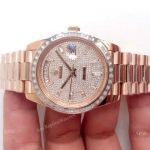Swiss Copy Rolex Day-Date II Rose Gold President watch - Rolex Ice Out Watch